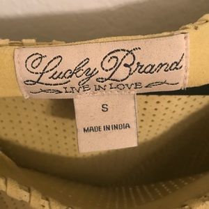 Lucky brand 100% goat suede